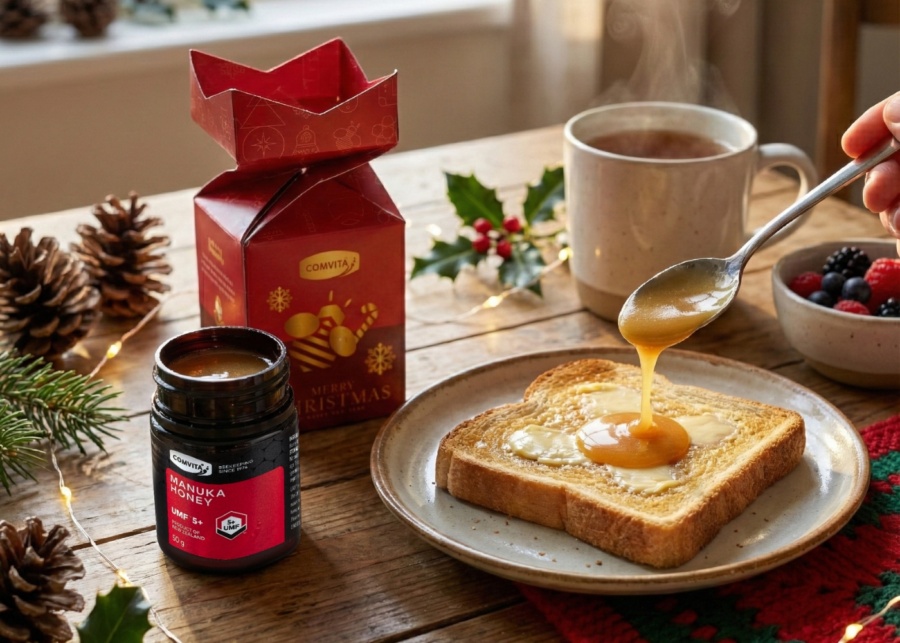 Practical Christmas gifts - HoneyWorld Comvita honey on toast