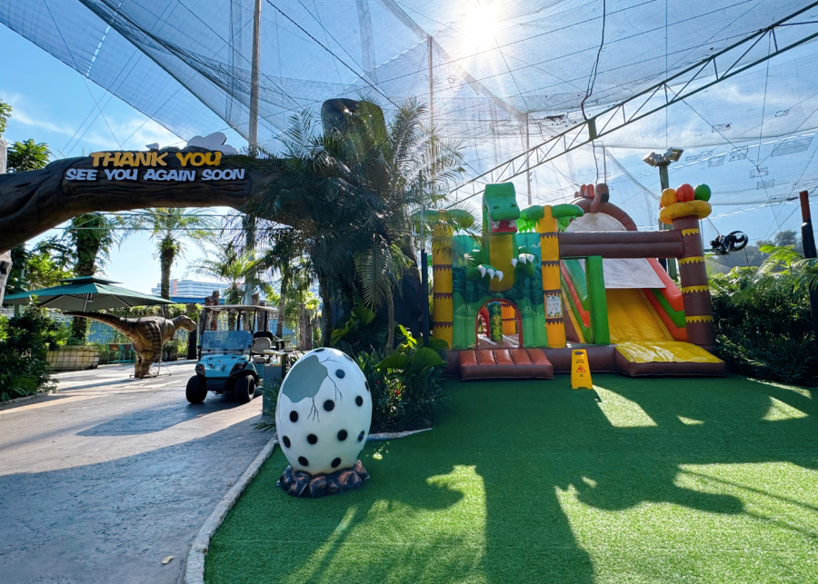 dino putt singapore inflatable kids playground