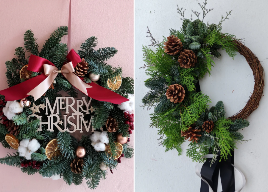 fleuriste - christmas wreath singapore