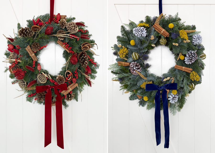 flower addict - christmas wreath singapore