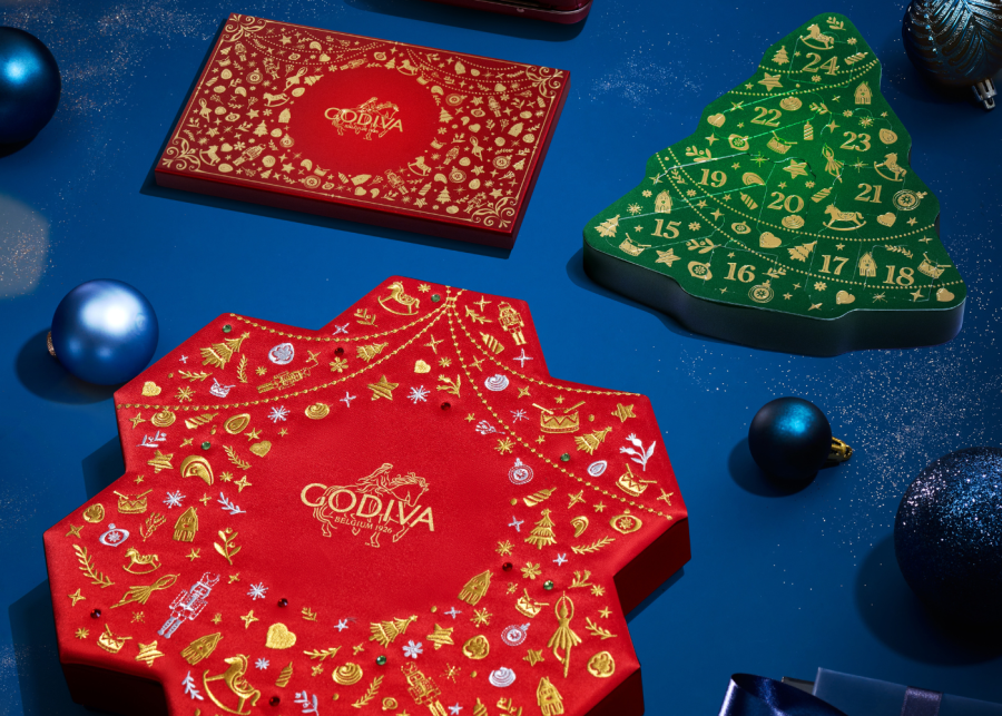 godiva - chocolate advent calendars in singapore