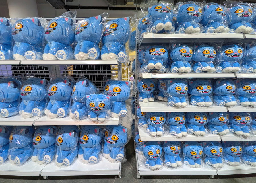 Derpy plushies | KPop Demon Hunters pop-up in Singapore