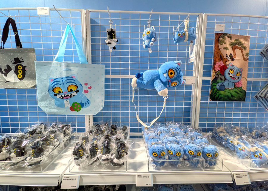 Derpy and Sussie merch | KPop Demon Hunters pop-up in Singapore