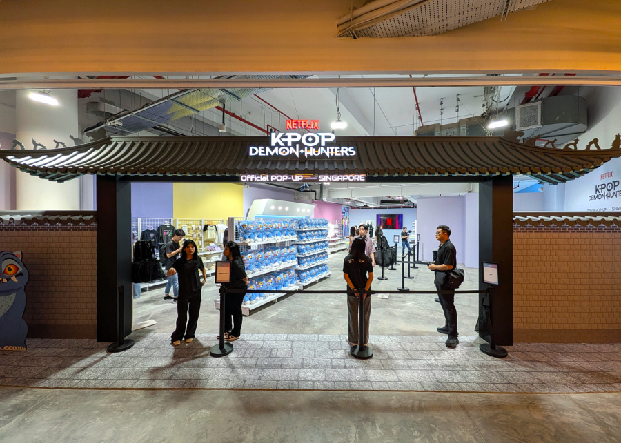 Pop-up entrance | KPop Demon Hunters pop-up in Singapore