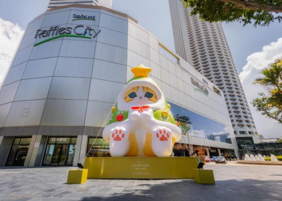 mofusand singapore raffles city inflatable