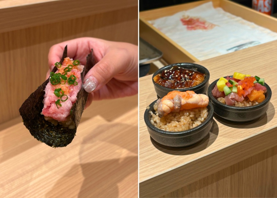 Sushidan's Negitoro handroll and mini-dons | New restaurants and menus in Singapore 2026