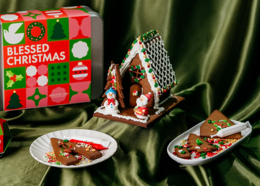 patisserie woo - gingerbread house kit in singapore