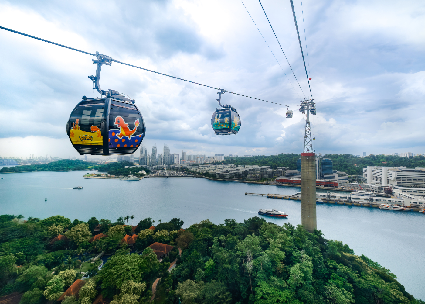Singapore Cable Car's Pokemon-themed cabins in the day | What's happening in Singapore this week