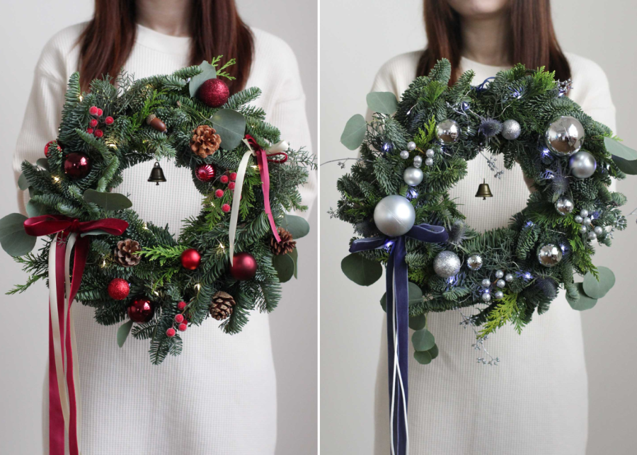 windflower florist - christmas wreath singapore