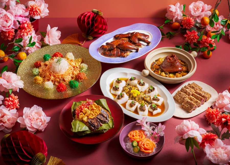 Best CNY 2026 takeaways in Singapore - Parkroyal Collection Marina Bay, Singapore - Peach Blossoms - Happiness Reunion Family Bundle