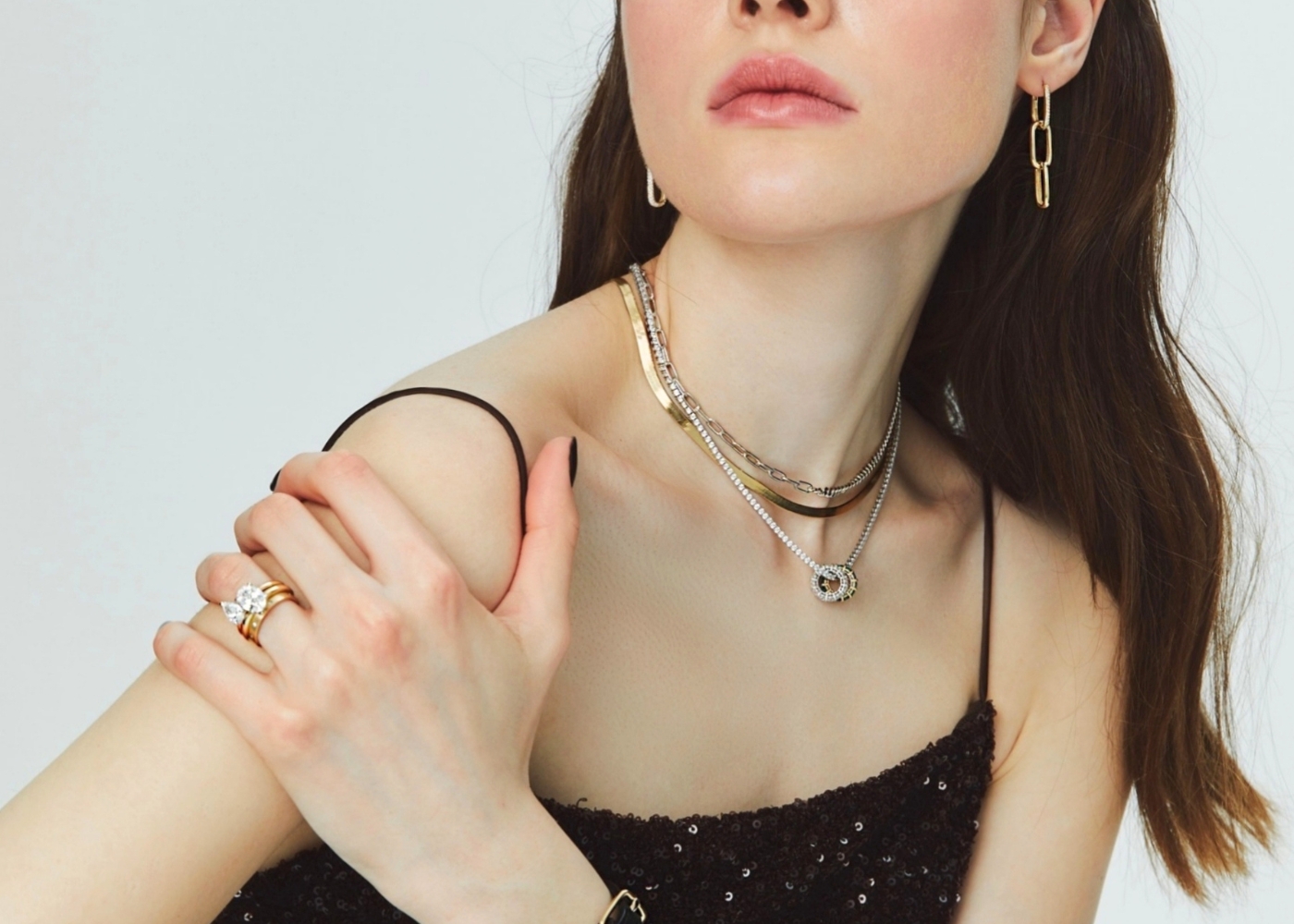 Best jewellery shops in Singapore - A close-up of a jewellery model