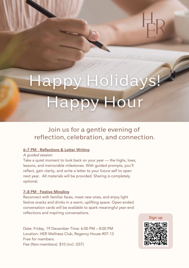 Happy Holidays! Happy Hour @ HER Wellness Club