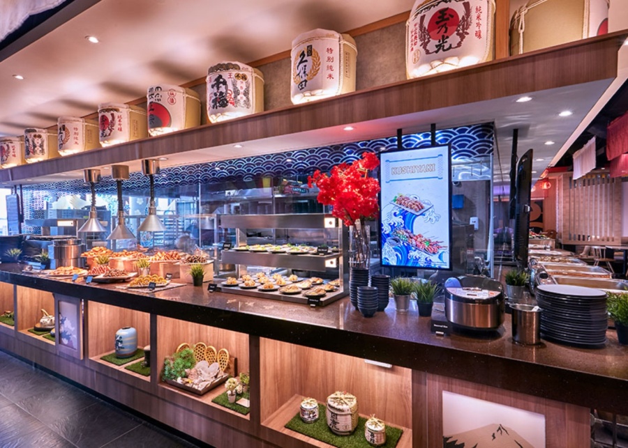 Japanese buffet in Singapore - Kiseki Japanese Buffet Restaurant buffet counter