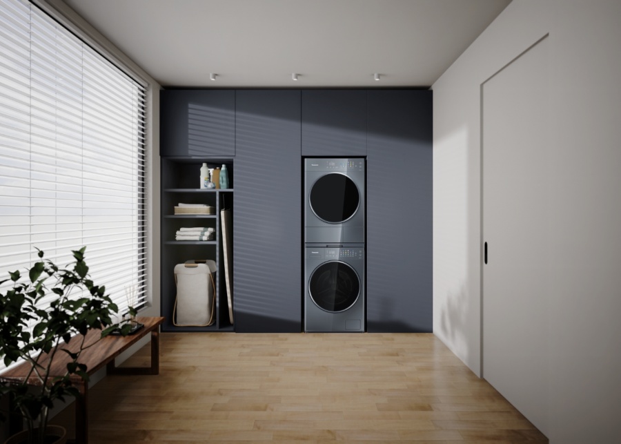 Panasonic Care + Edition washer and dryer - Stackable wasing machine and dryer