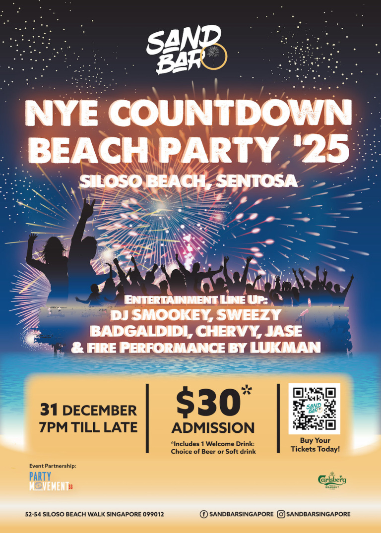 New Year’s Eve Countdown Beach Party at Sand Bar | Honeycombers