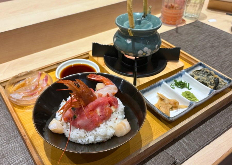 Tempura-En Suntec City review - kaisen hitsumabushi
