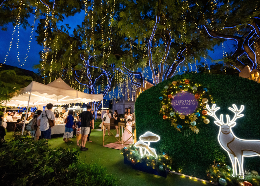 christmas activities at chijmes night market