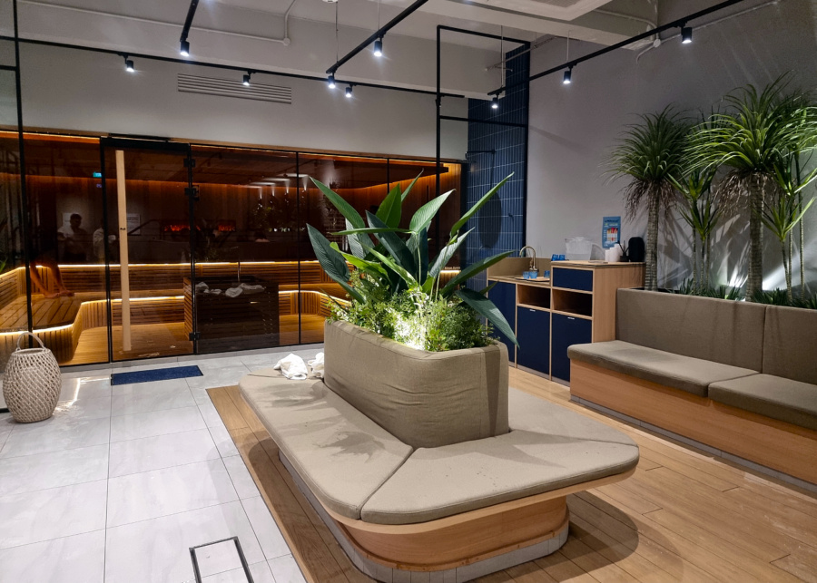 Resting area | The Ice Bath Club at Duxton