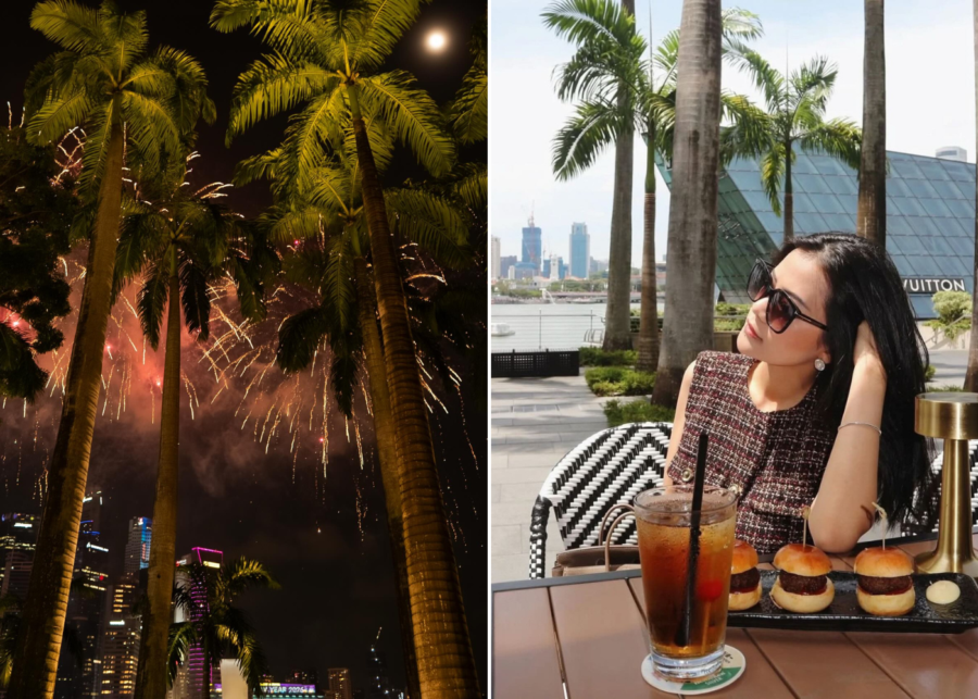 le noir - fireworks in singapore
