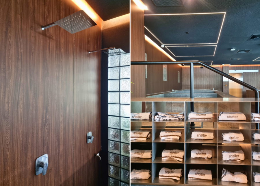 Shower and towels | Shelter by ReFormd