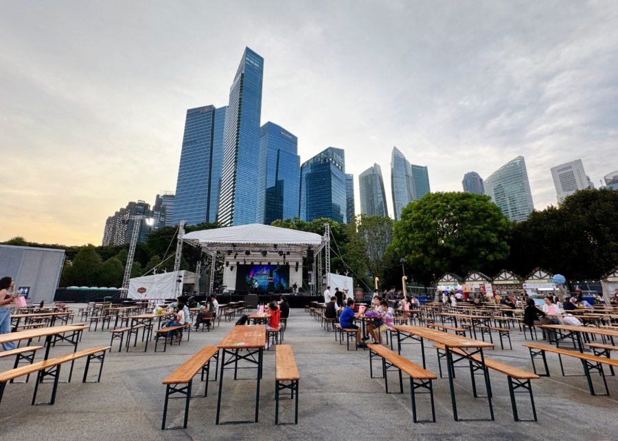 world christmas market singapore togetherland stage
