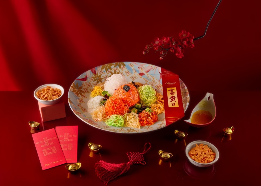 Best CNY 2026 reunion dinner menus in Singapore - Clove at Swissotel The Stamford yusheng