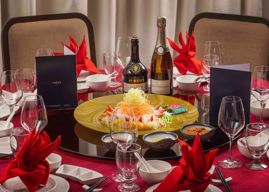 Chinese New Year menus Amara Singapore - Lunar New Year reunion dinner