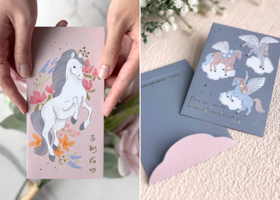 papercranes design cute ang bao design