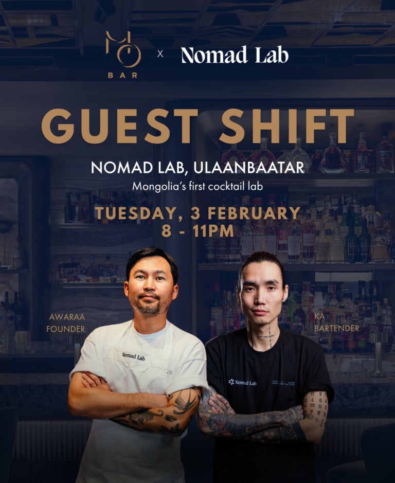 MO BAR Singapore x Nomad Lab, Mongolia’s First Cocktail Lab