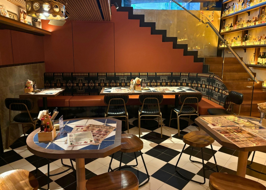 Rodeo Table Singapore review - Restaurant low table seating