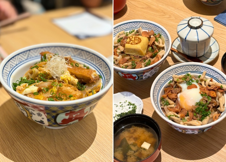 Ryokudo Singapore review - Katsu 'tori' don and gyudons with miso soups