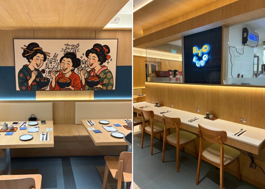 Ryokudo Singapore review - Wabi-sabi-style cosy restaurant interiors