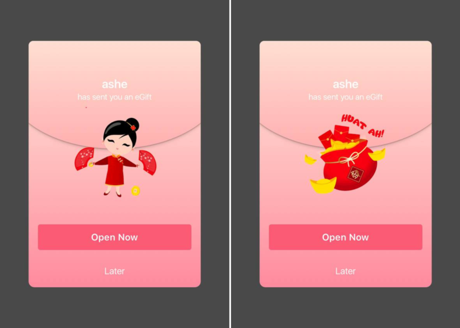 how to send e ang bao