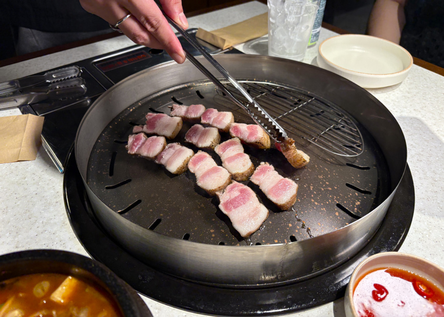 Keum Eun Don's pork belly on the BBQ | New restaurants and menus in Singapore 2026