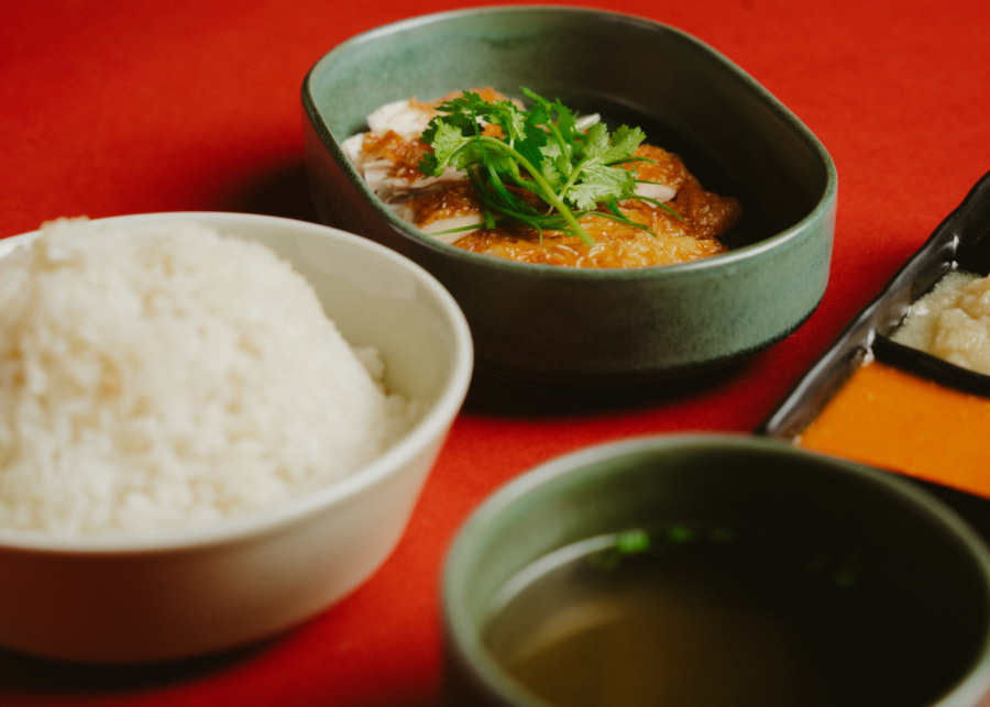 Tiong Bahru Hainanese Chicken Rice's roasted chicken rice | New restaurants and menus in Singapore 2026