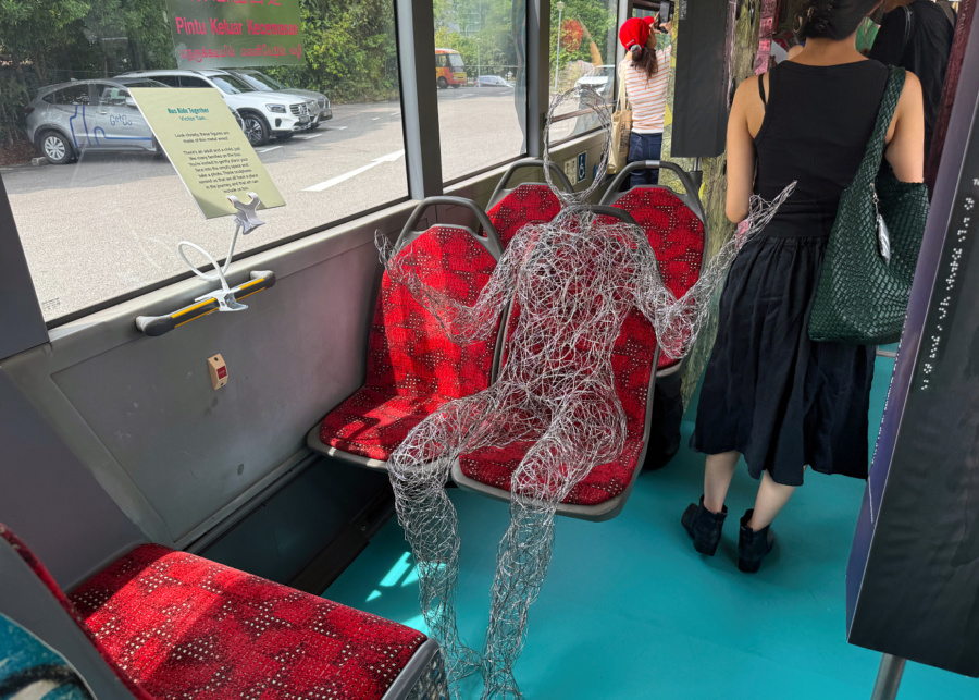 Bus Ride Together by Victor Tan | Singapore Art Week 2026