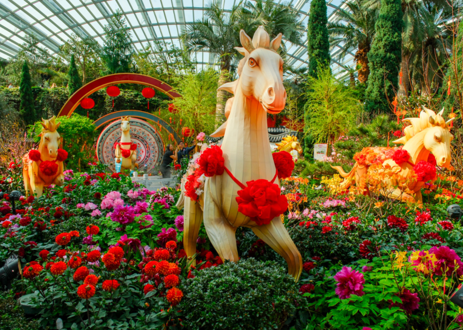 spring blossoms gardens by the bay - things to do this weekend in singapore 2026