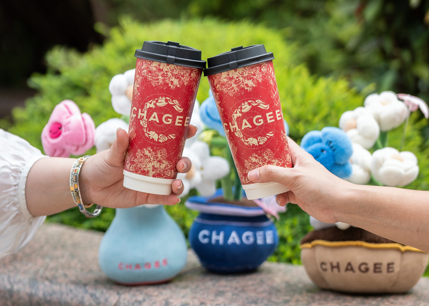 Chagee cups prosperity tea plant plushies | What's happening in Singapore