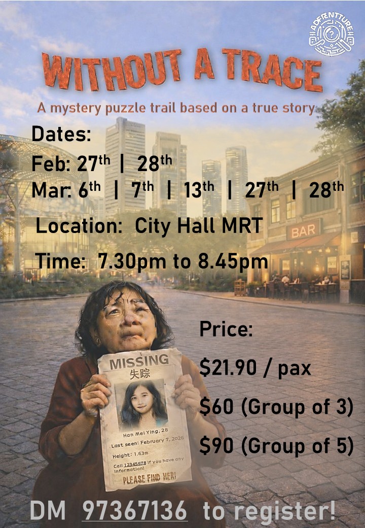 Missing in Singapore: Without a trace