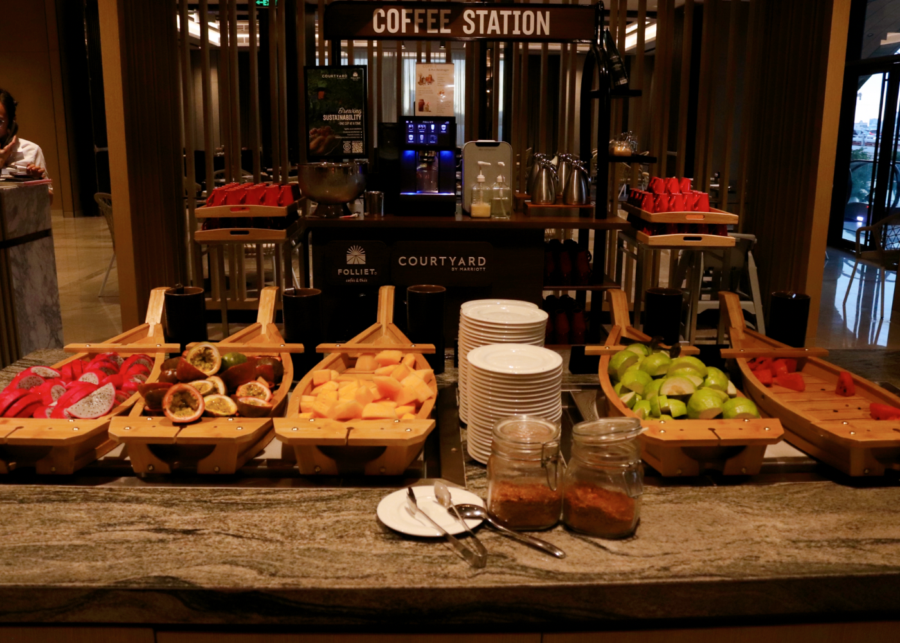courtyard by marriott danang han river breakfast buffet