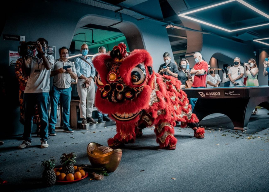 he xin lion and dragon dance arts troupe - lion dance troupe singapore
