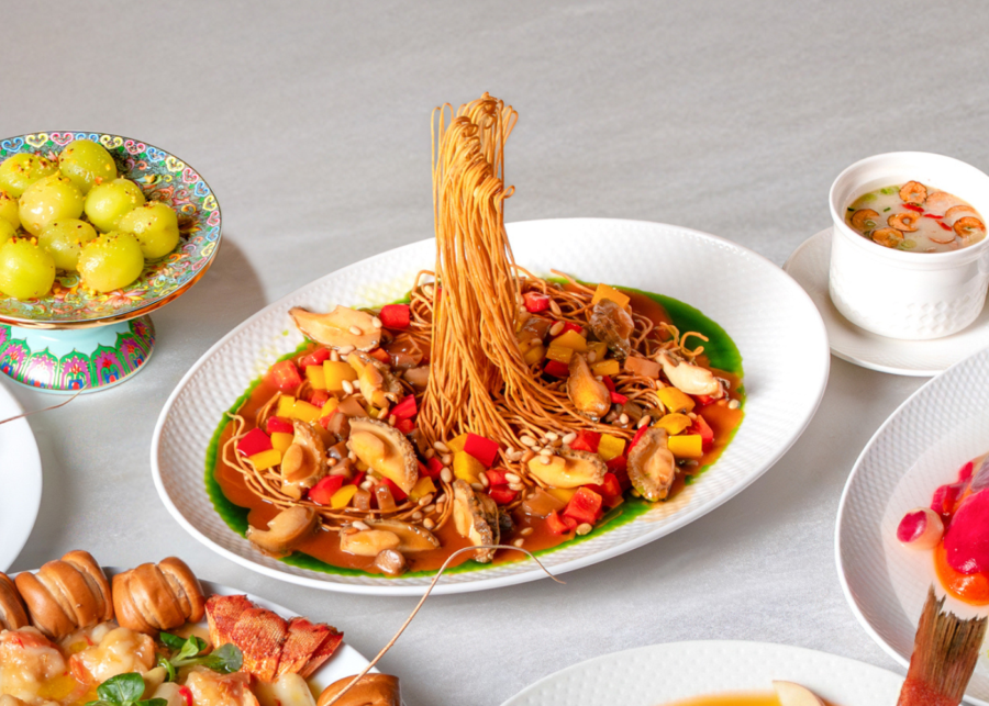 restaurant cougar lee longevity noodles - lucky chinese new year dishes meaning