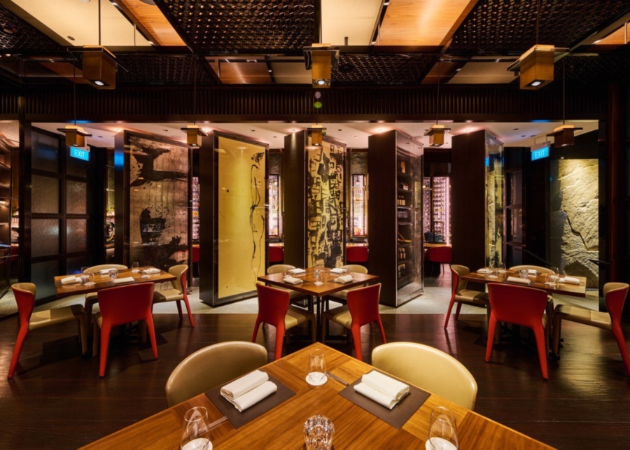 Best restaurants in Singapore - Waku Ghin at Marina Bay Sands - Main dining room