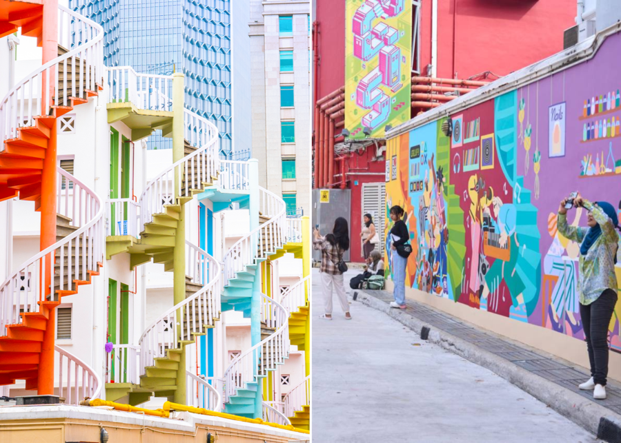 Bugis Street Art lane murals Bugis Street guide