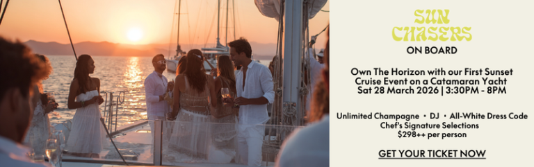 W Singapore – Sentosa Cove’s Inaugural Sun Chasers Cruise