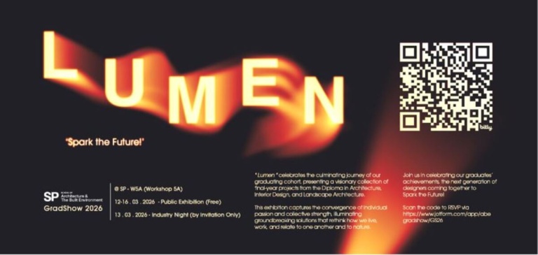 Lumen: School of Architecture & the Built Environment Graduation Show 2026