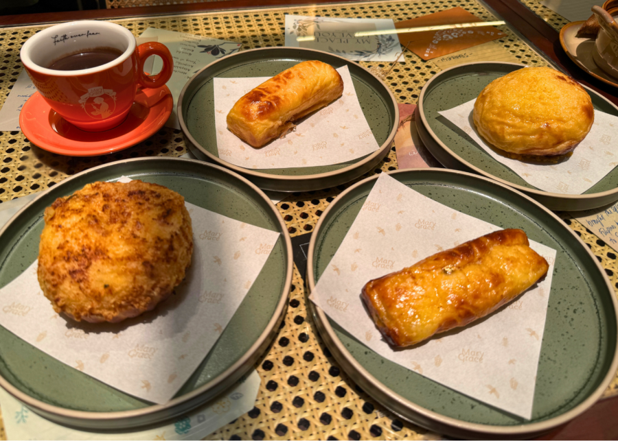 Ensaymadas and cheese rolls | Cafe Mary Grace in Singapore