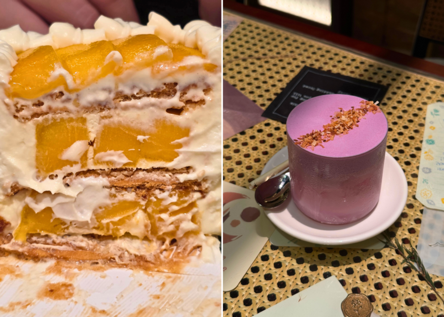 Mango bene and ube coconut cloud | Cafe Mary Grace in Singapore