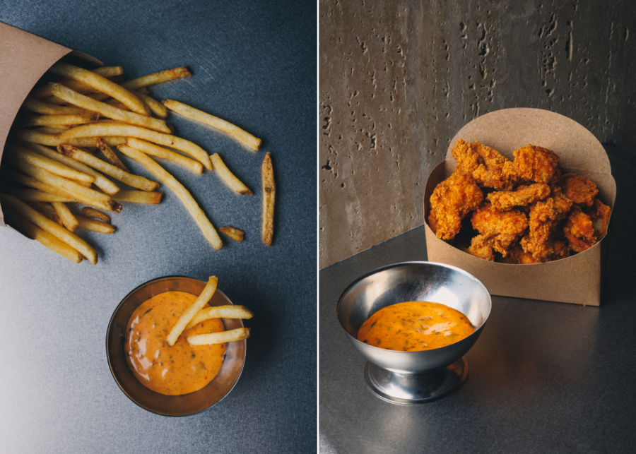 smash street fries and chicken poppers