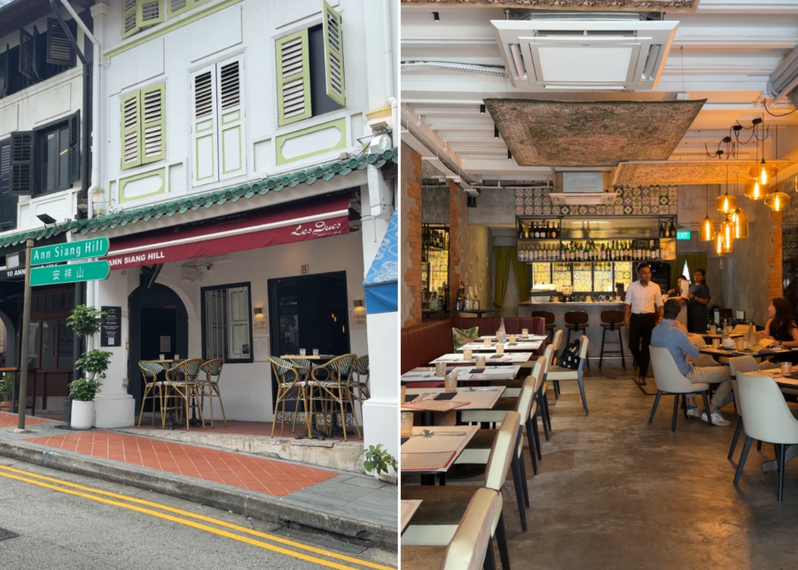 storefront and interior les ducs